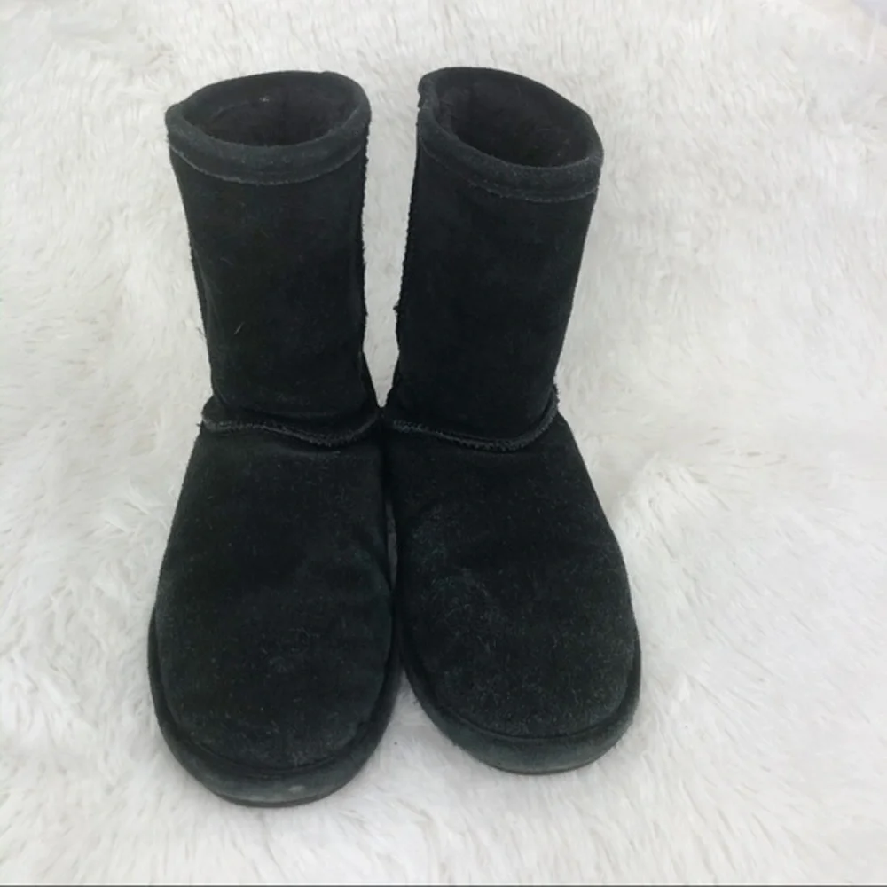 BEARPAW Emma Youth Suede & Sheepskin Boots